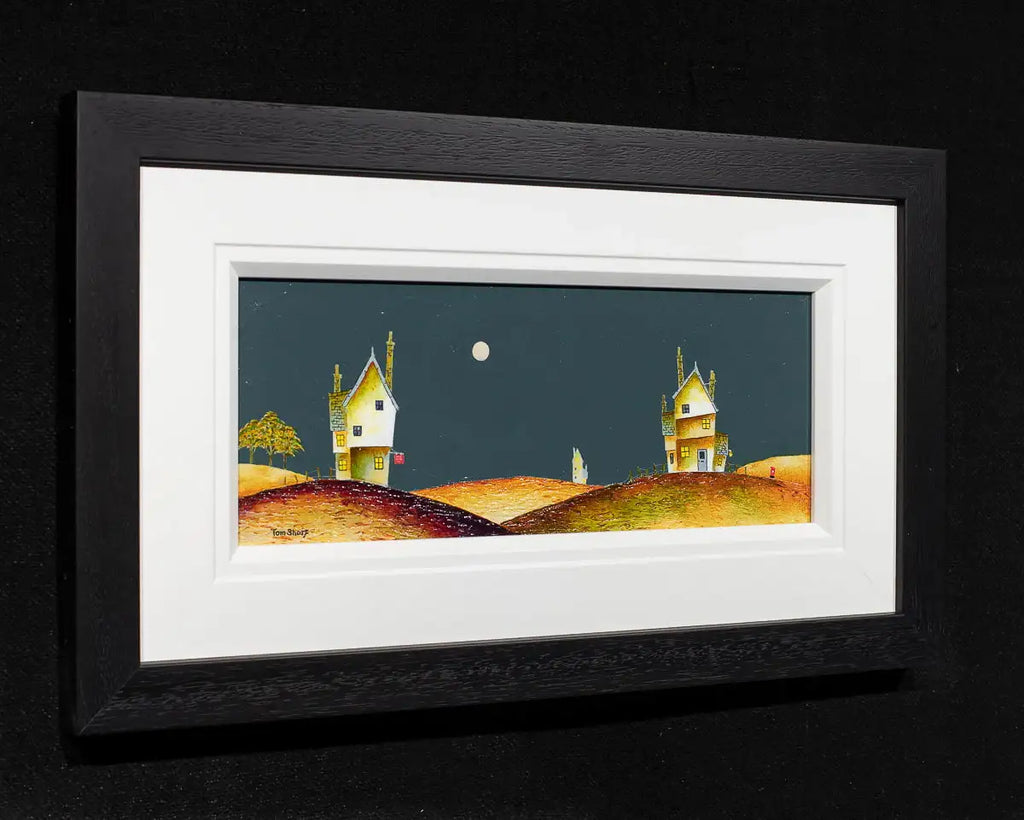 A Full Moon on the Horizon - Original - SOLD by artist Tom Shore - Wyecliffe Galleries