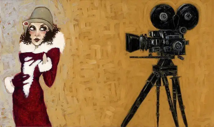 Her First Screen Test - Limited Edition - SOLD OUT by artist Todd White - Wyecliffe Galleries