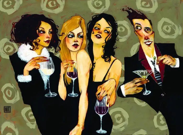 Intoxication At The Flower Lounge - SOLD OUT by artist Todd White - Wyecliffe Galleries