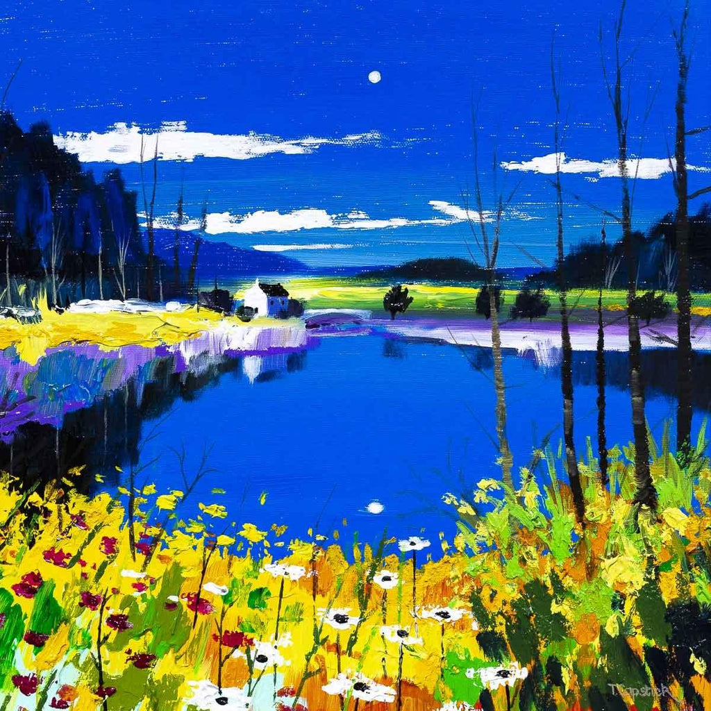 Lakeside Loving - Original - SOLD by artist Tom Capstick - Wyecliffe Galleries