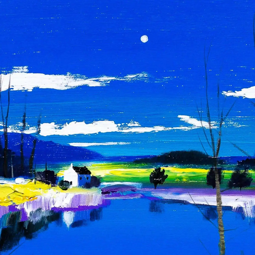 Lakeside Loving - Original - SOLD by artist Tom Capstick - Wyecliffe Galleries