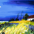 Moonlit Pathway - Original - SOLD by artist Tom Capstick - Wyecliffe Galleries