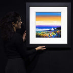 Orange Sky at Night - Original - SOLD by artist Tom Capstick - Wyecliffe Galleries