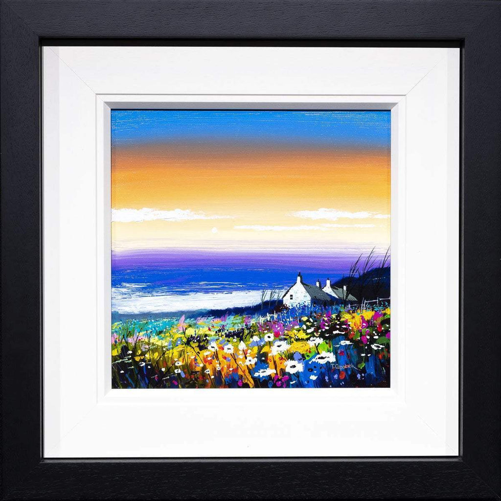 Orange Sky at Night - Original - SOLD by artist Tom Capstick - Wyecliffe Galleries