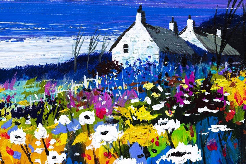 Orange Sky at Night - Original - SOLD by artist Tom Capstick - Wyecliffe Galleries