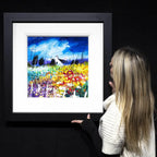 Rainbow Fields - Original - SOLD by artist Tom Capstick - Wyecliffe Galleries