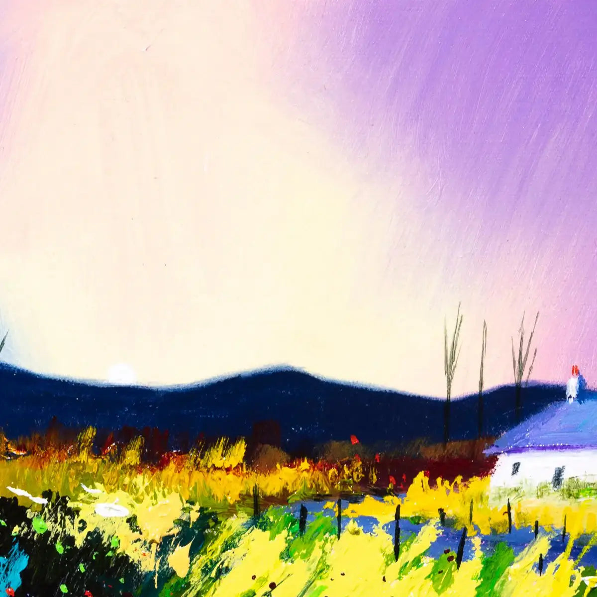 The Colours Of Sunset - Original - SOLD by artist Tom Capstick - Wyecliffe Galleries