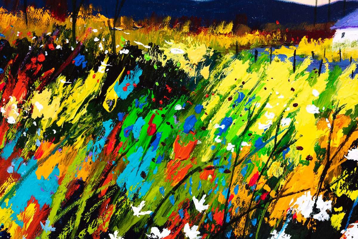 The Colours Of Sunset - Original - SOLD by artist Tom Capstick - Wyecliffe Galleries