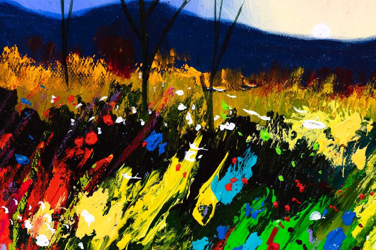 The Colours Of Sunset - Original - SOLD by artist Tom Capstick - Wyecliffe Galleries