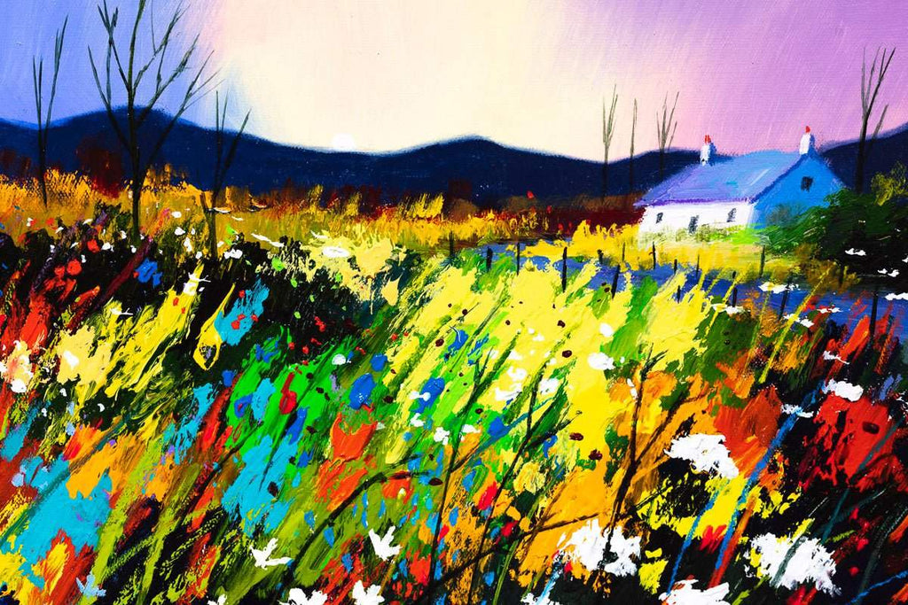 The Colours Of Sunset - Original - SOLD by artist Tom Capstick - Wyecliffe Galleries