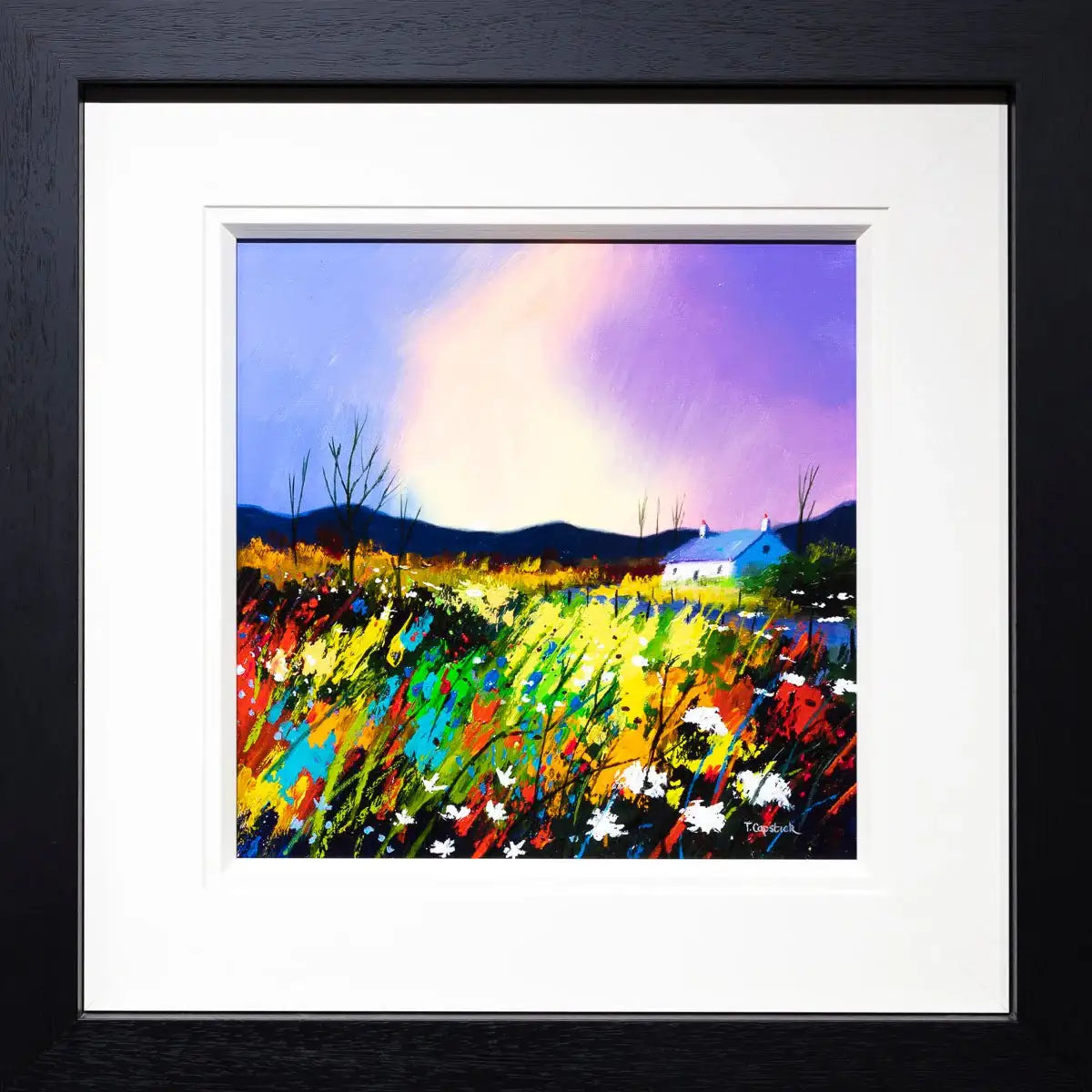 The Colours Of Sunset - Original - SOLD by artist Tom Capstick - Wyecliffe Galleries