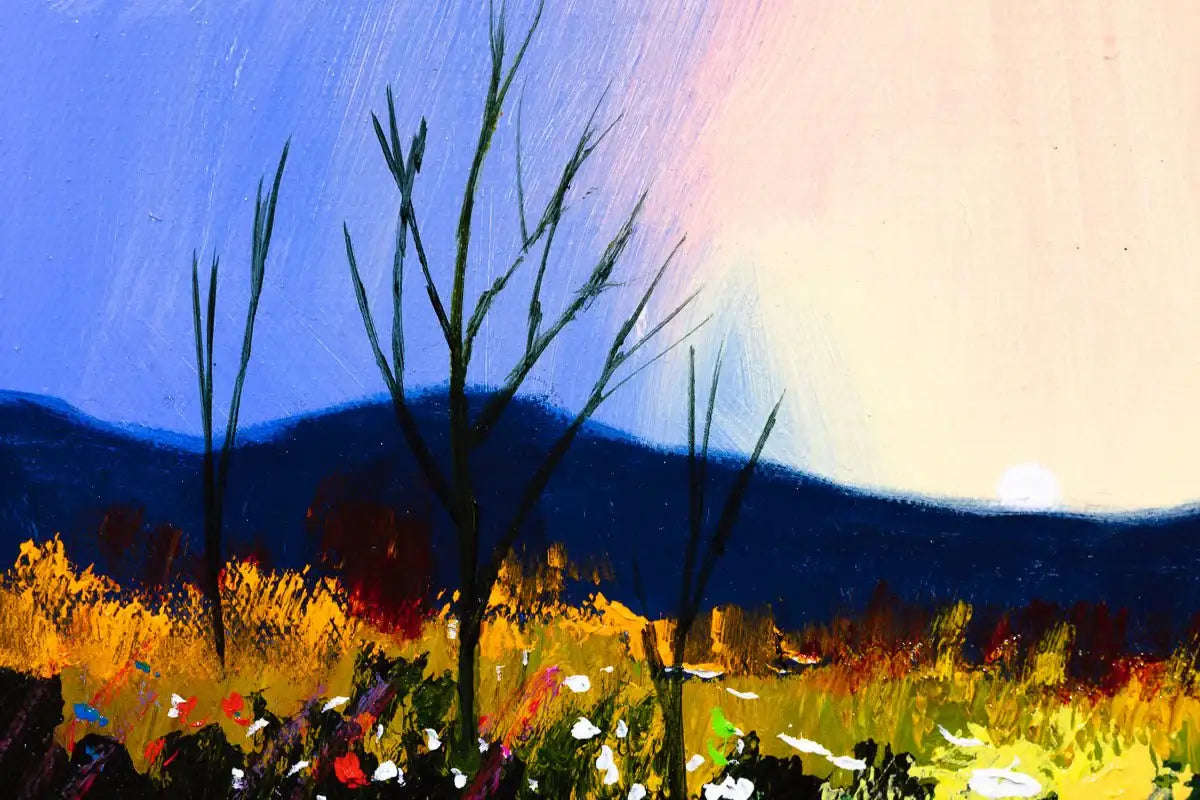 The Colours Of Sunset - Original - SOLD by artist Tom Capstick - Wyecliffe Galleries