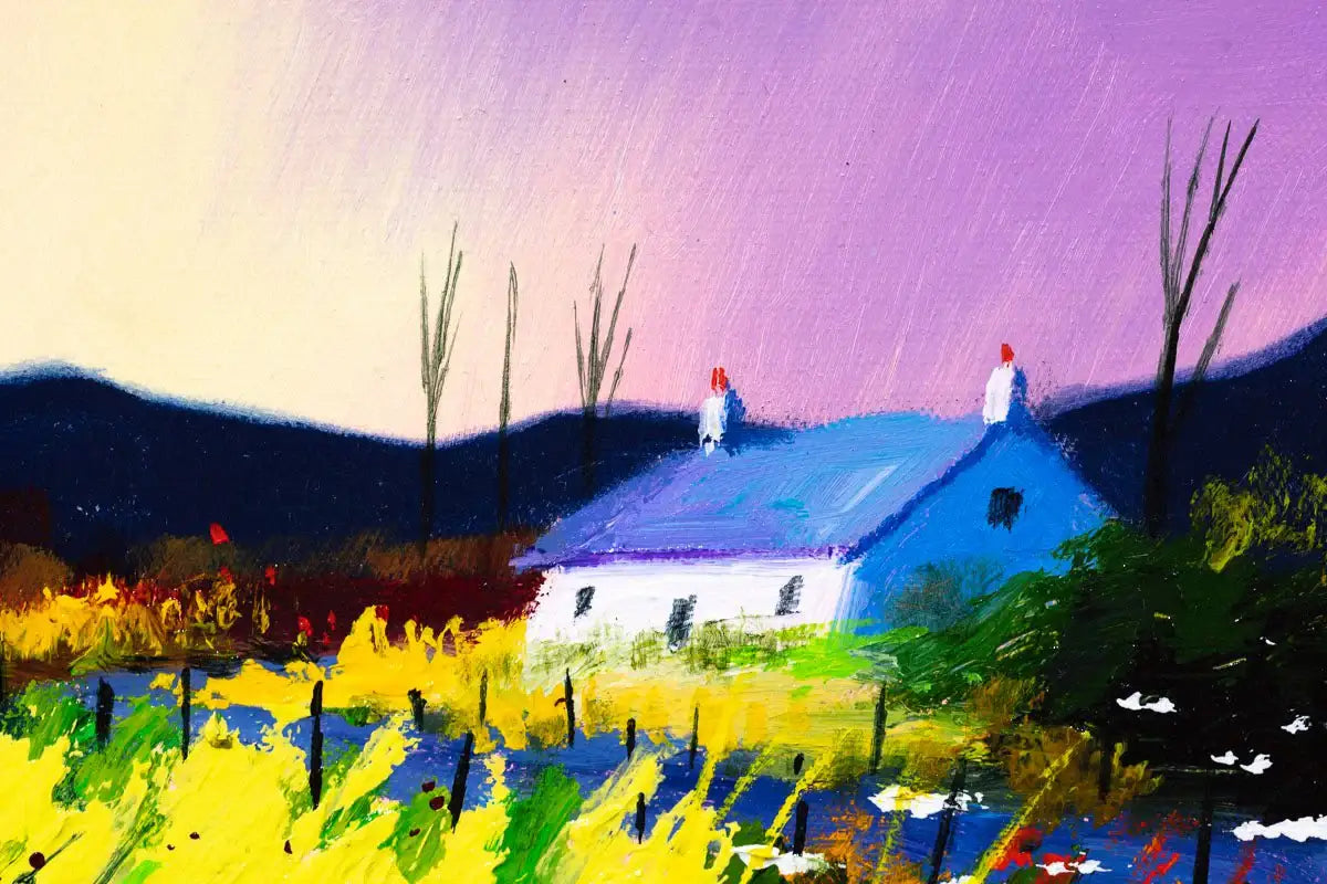 The Colours Of Sunset - Original - SOLD by artist Tom Capstick - Wyecliffe Galleries