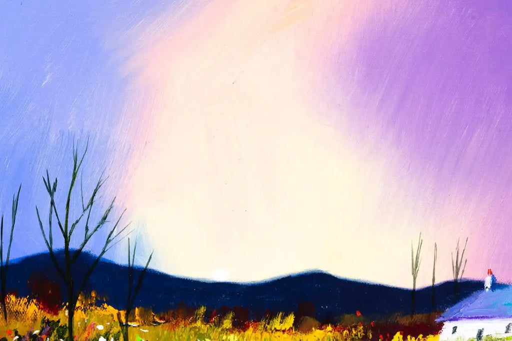 The Colours Of Sunset - Original - SOLD by artist Tom Capstick - Wyecliffe Galleries