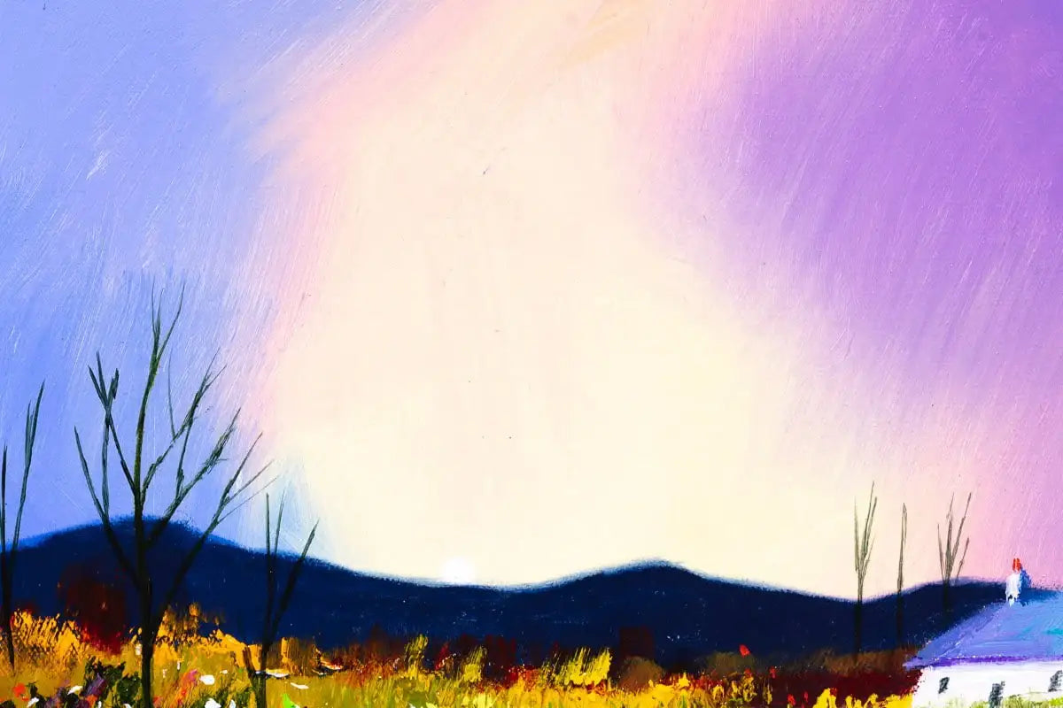 The Colours Of Sunset - Original - SOLD by artist Tom Capstick - Wyecliffe Galleries