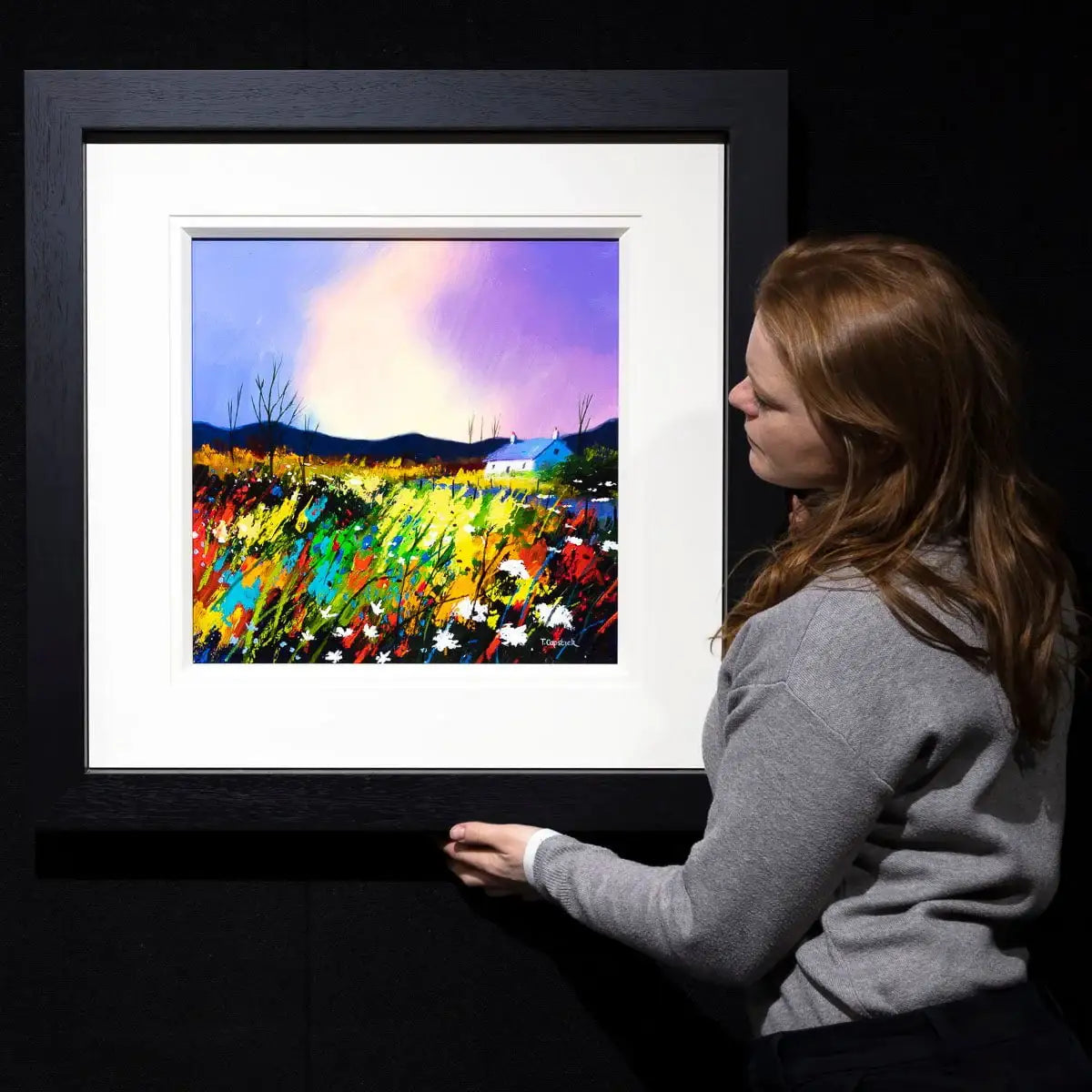 The Colours Of Sunset - Original - SOLD by artist Tom Capstick - Wyecliffe Galleries
