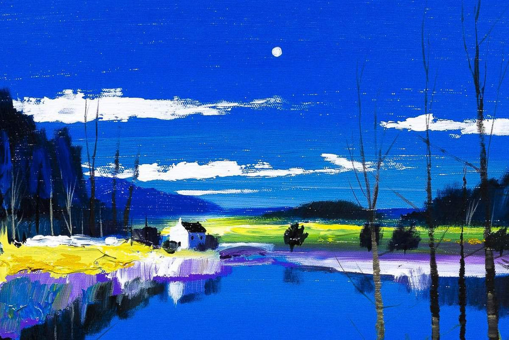 Lakeside Loving - Original - SOLD by artist Tom Capstick - Wyecliffe Galleries