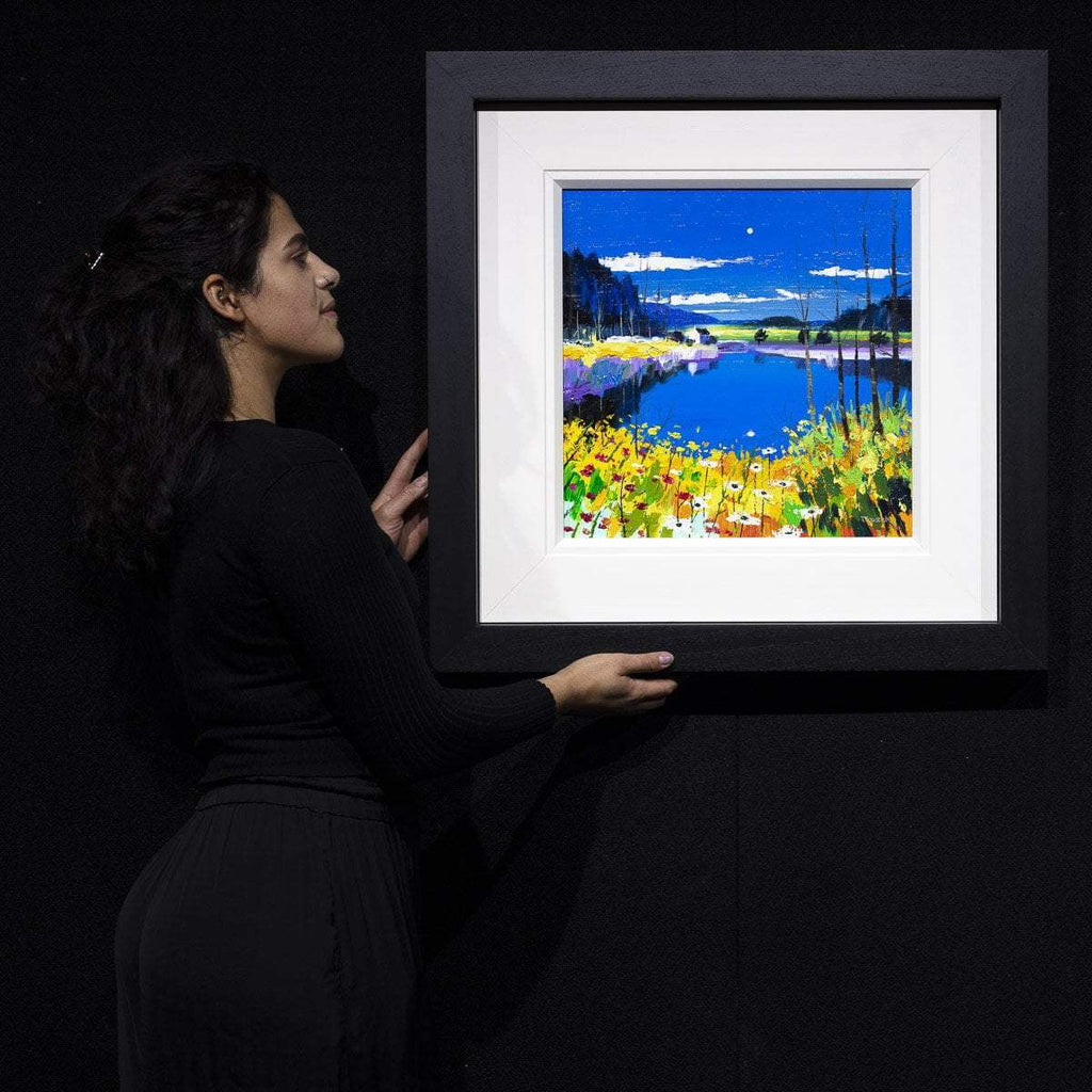 Lakeside Loving - Original - SOLD by artist Tom Capstick - Wyecliffe Galleries