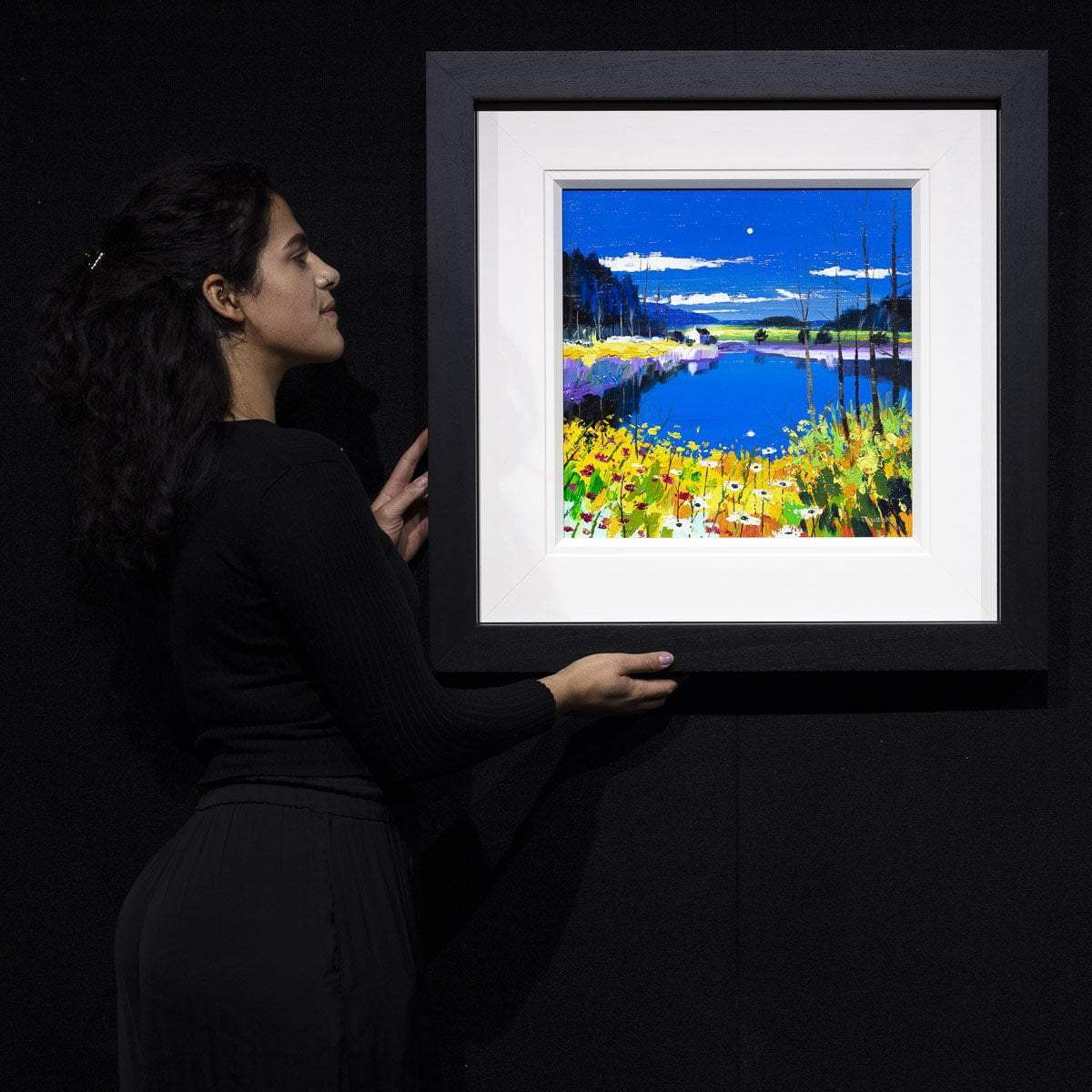 Lakeside Loving - Original - SOLD by artist Tom Capstick - Wyecliffe Galleries