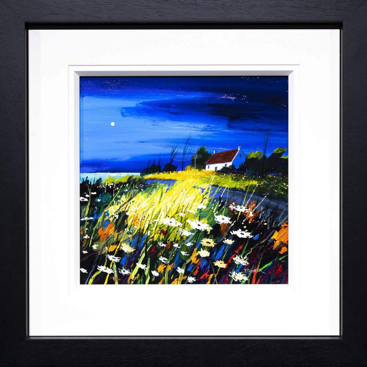 Moonlit Pathway - Original - SOLD by artist Tom Capstick - Wyecliffe Galleries