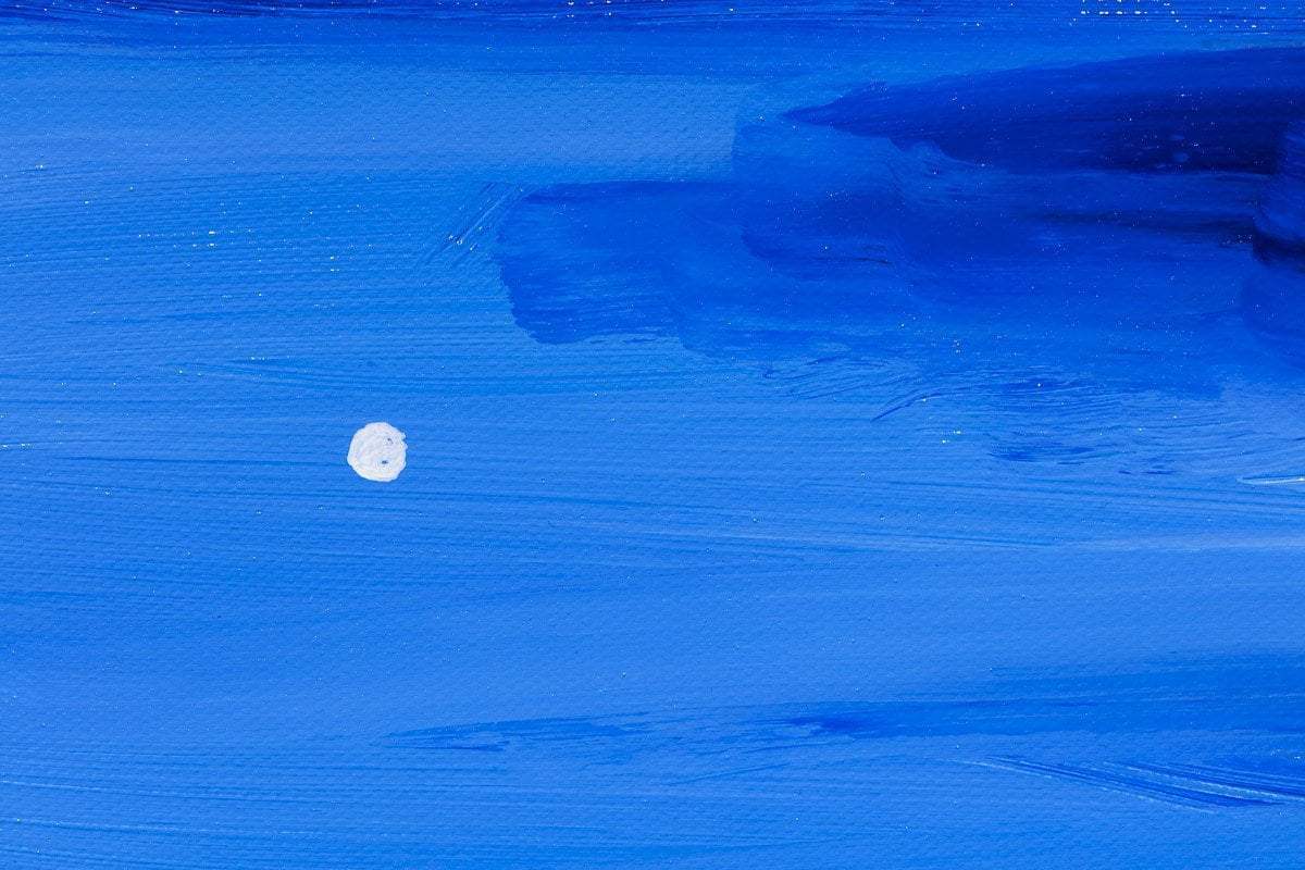 Moonlit Pathway - Original - SOLD by artist Tom Capstick - Wyecliffe Galleries