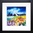 Rainbow Fields - Original - SOLD by artist Tom Capstick - Wyecliffe Galleries