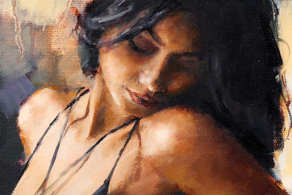 Aubergine Nights - Original - SOLD by artist Tony Hinchliffe - Wyecliffe Galleries