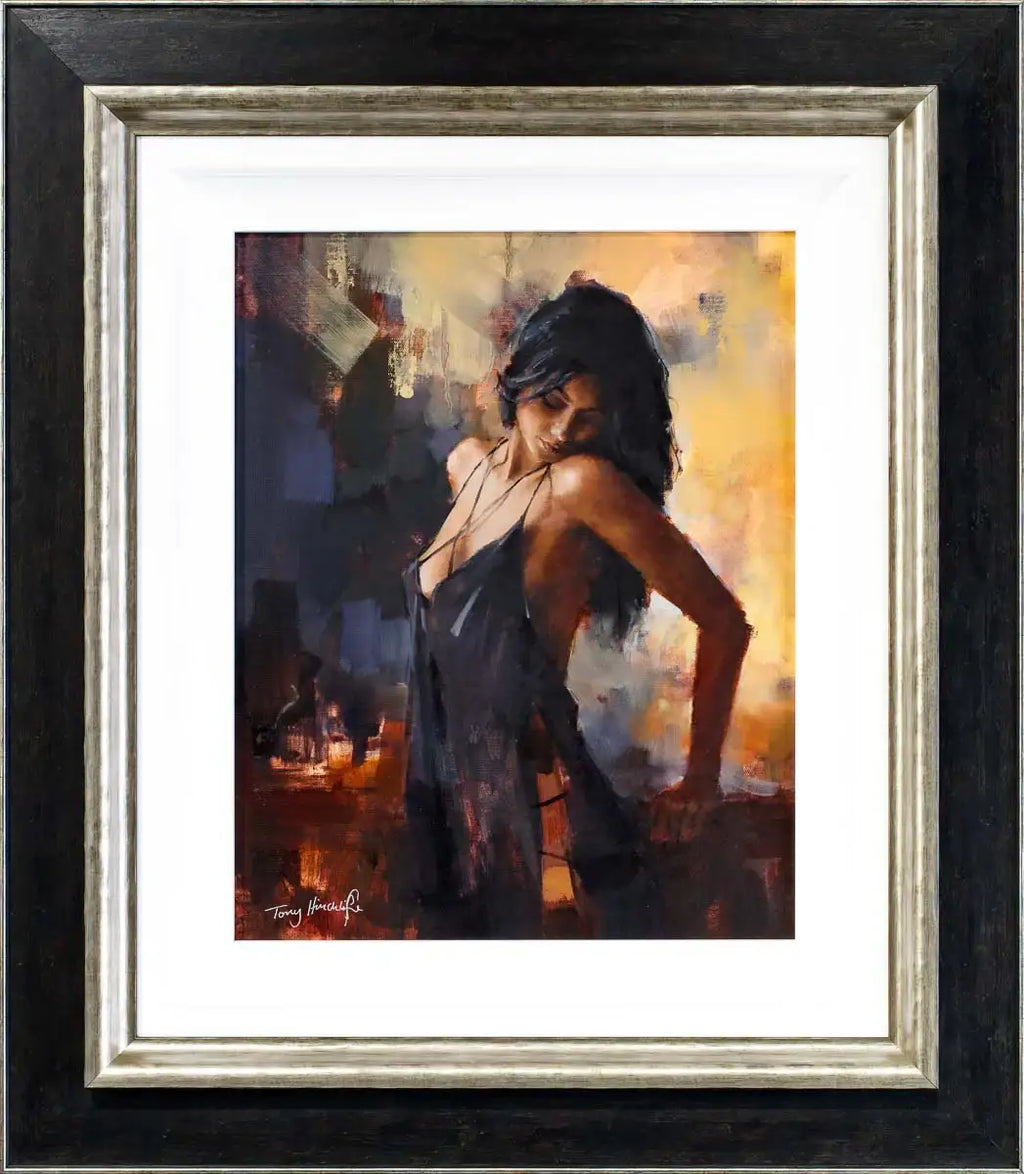 Aubergine Nights - Original - SOLD by artist Tony Hinchliffe - Wyecliffe Galleries