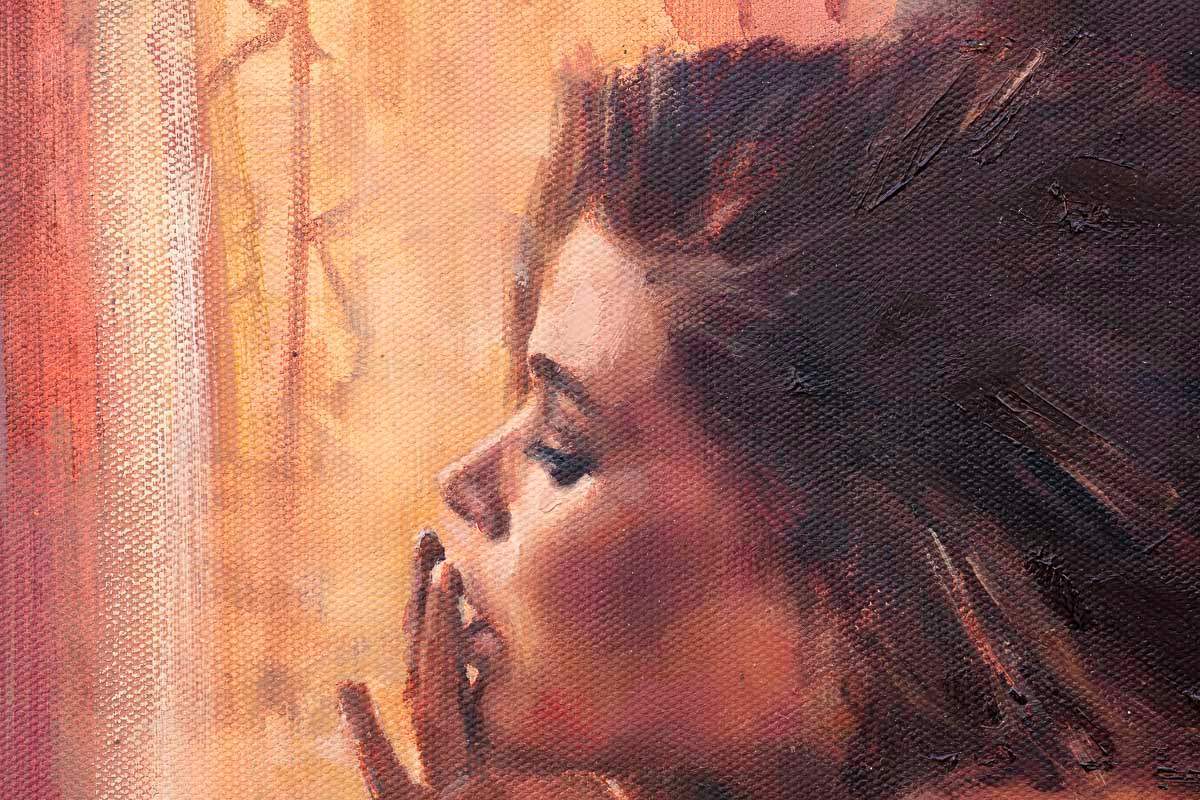 Half A Chance - Original - SOLD by artist Tony Hinchliffe - Wyecliffe Galleries