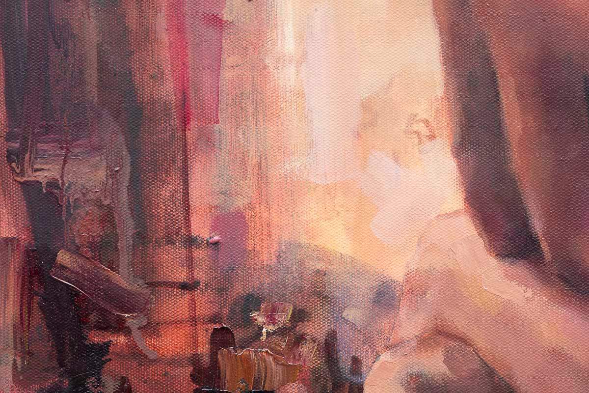 Half A Chance - Original - SOLD by artist Tony Hinchliffe - Wyecliffe Galleries