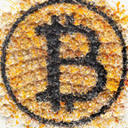 BTC Currency - Original by artist Tristan Hibberd - Wyecliffe Galleries