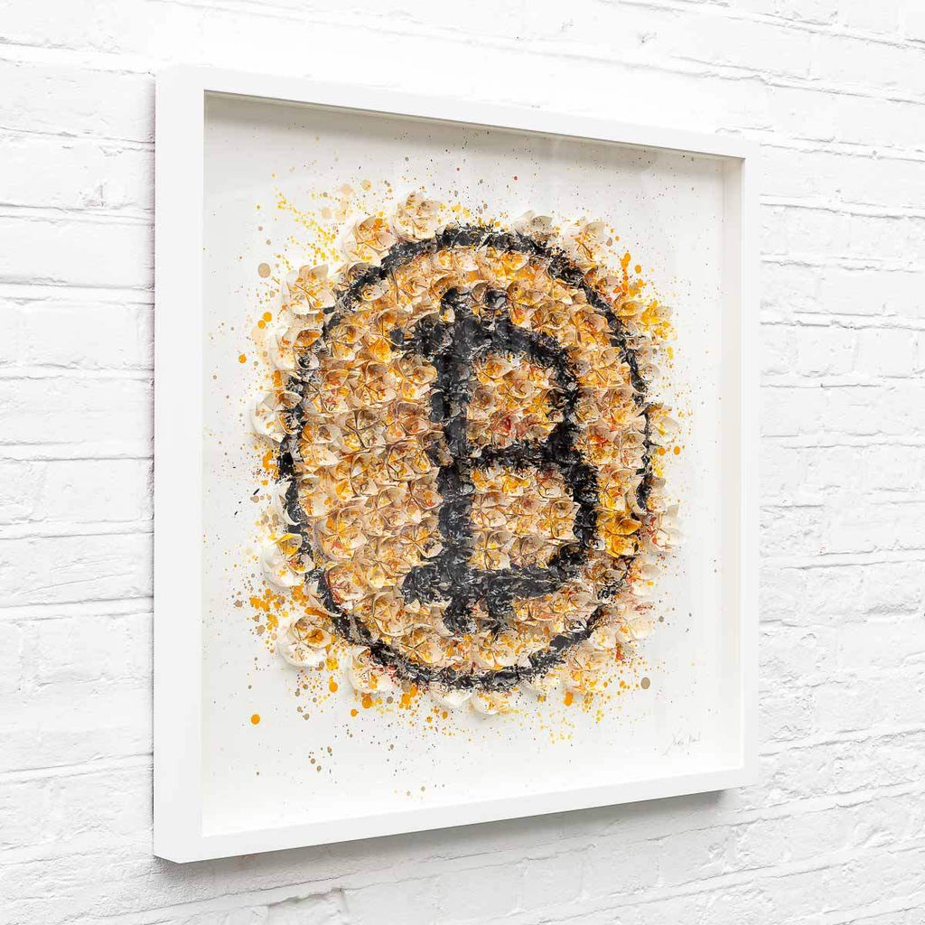 BTC Currency - Original by artist Tristan Hibberd - Wyecliffe Galleries
