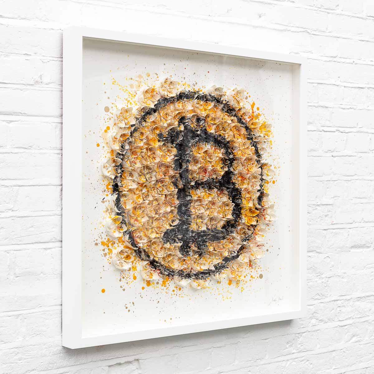 BTC Currency - Original by artist Tristan Hibberd - Wyecliffe Galleries