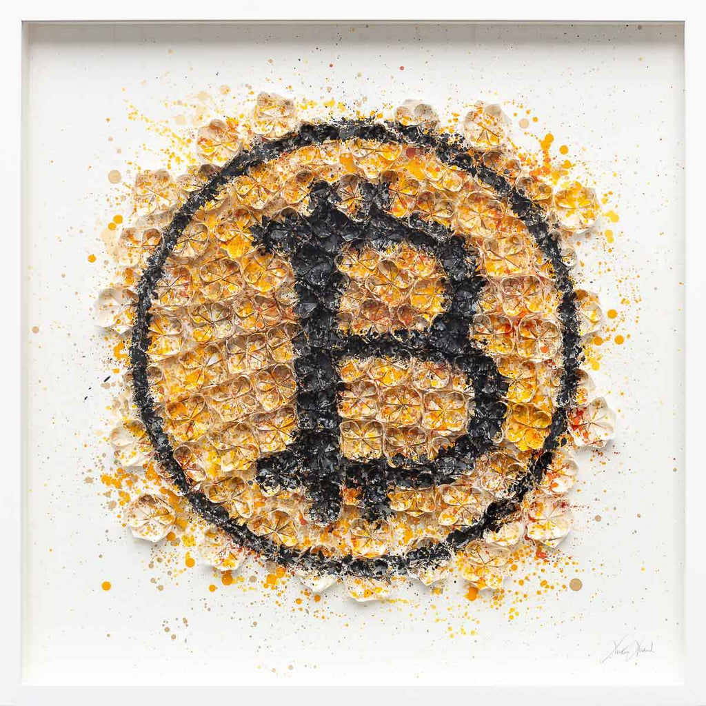 BTC Currency - Original by artist Tristan Hibberd - Wyecliffe Galleries