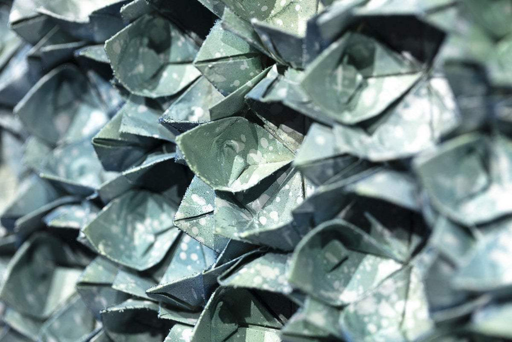 Fold - Blue 222 - Original - SOLD by artist Tristan Hibberd - Wyecliffe Galleries