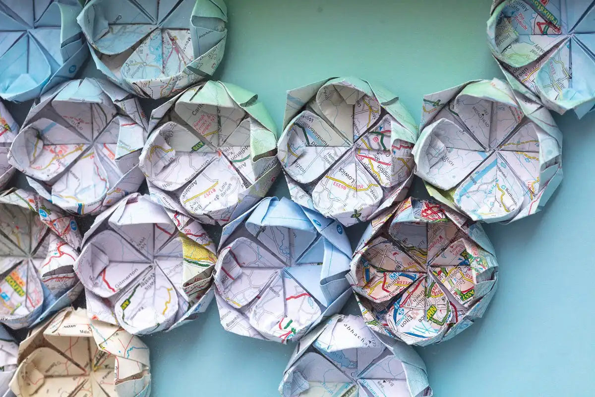 Fold - M30 - Original - SOLD by artist Tristan Hibberd - Wyecliffe Galleries