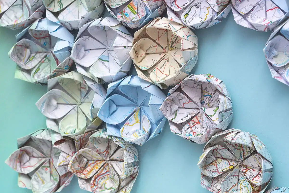 Fold - M30 - Original - SOLD by artist Tristan Hibberd - Wyecliffe Galleries