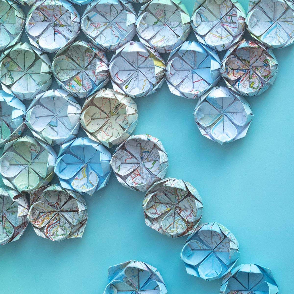 Fold - M30 - Original - SOLD by artist Tristan Hibberd - Wyecliffe Galleries