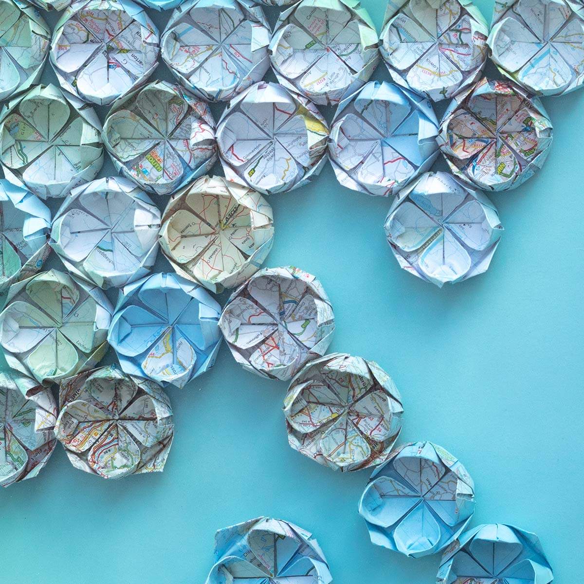 Fold - M30 - Original - SOLD by artist Tristan Hibberd - Wyecliffe Galleries