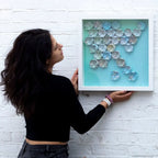 Fold - M30 - Original - SOLD by artist Tristan Hibberd - Wyecliffe Galleries