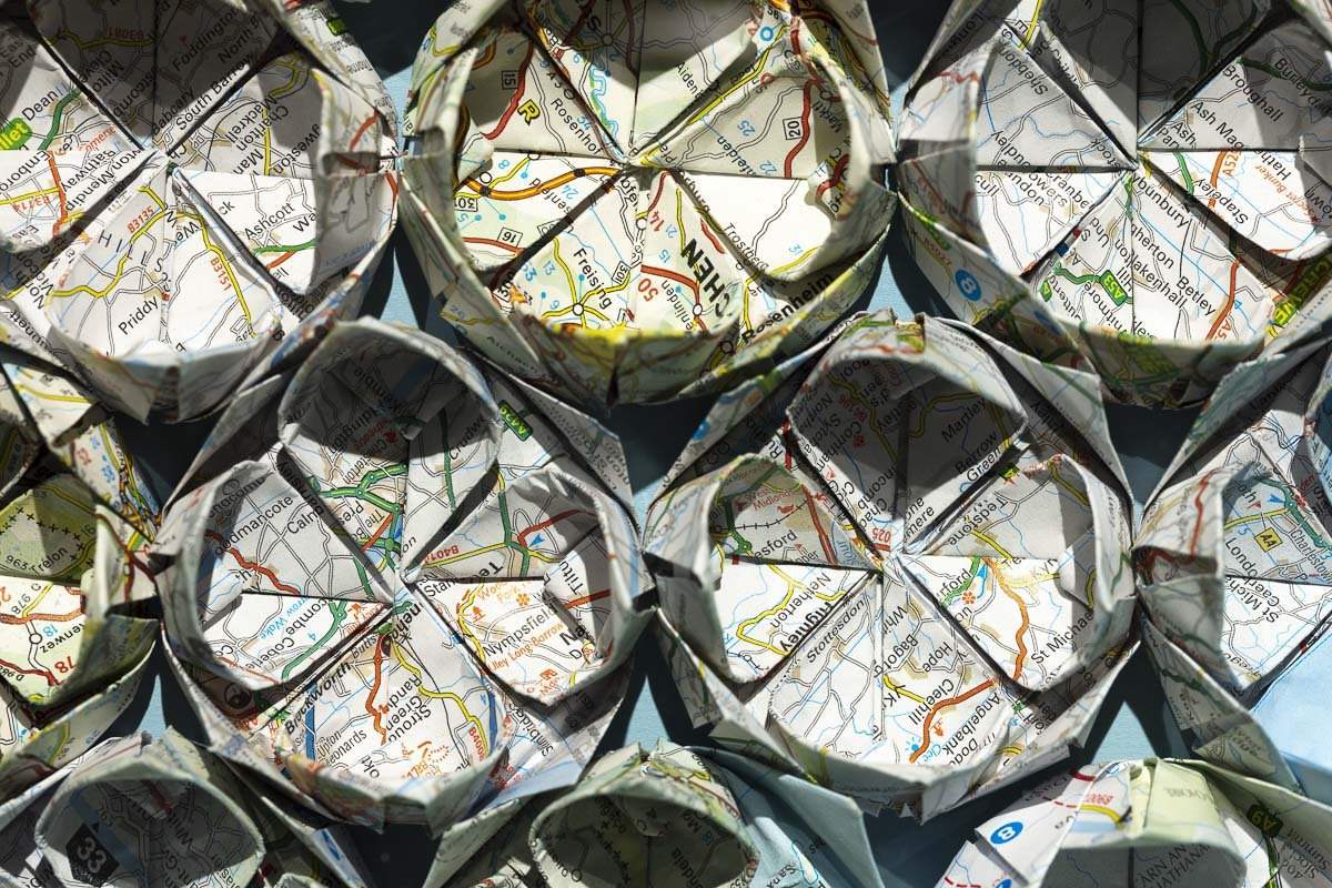 Fold M37 - Original - SOLD by artist Tristan Hibberd - Wyecliffe Galleries