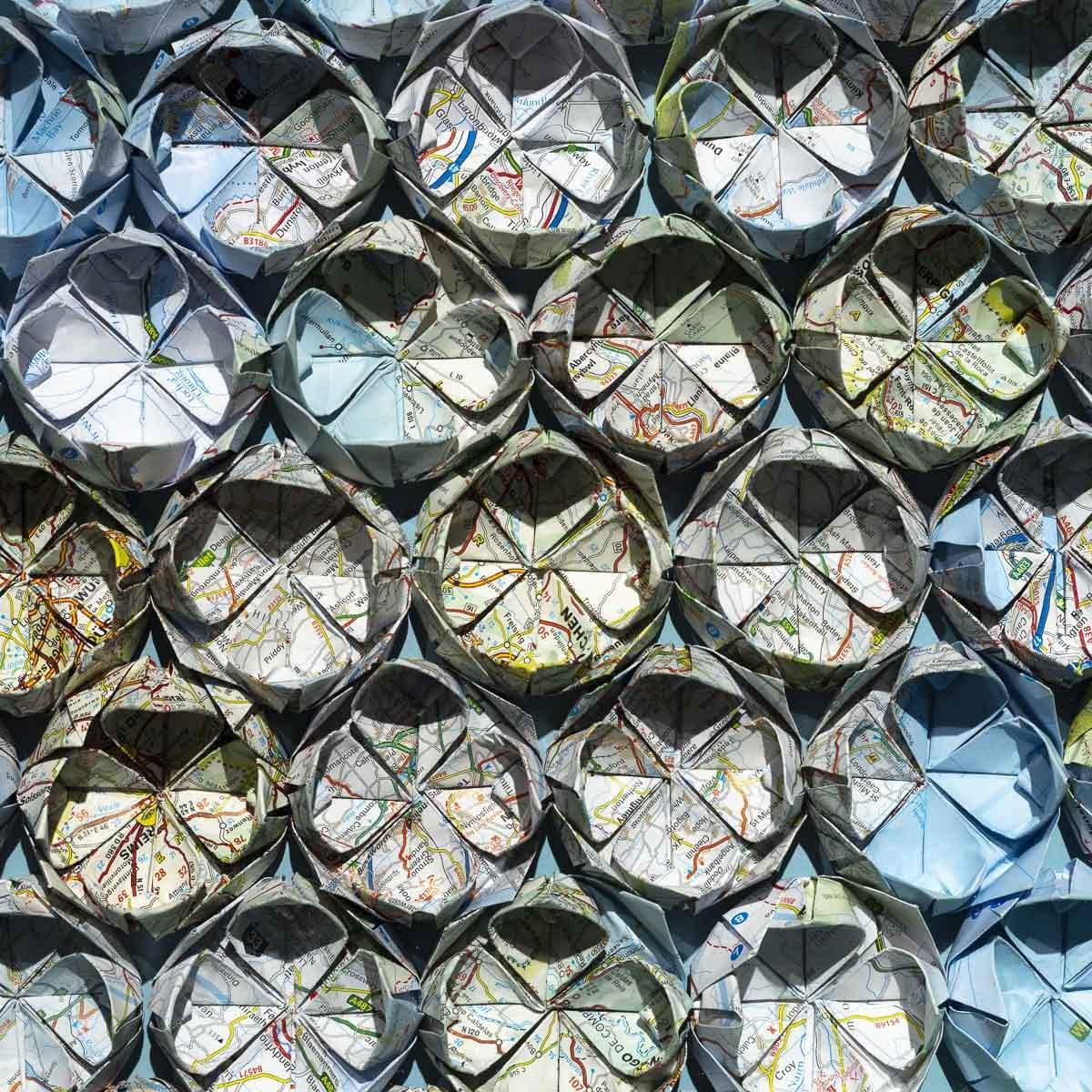 Fold M37 - Original - SOLD by artist Tristan Hibberd - Wyecliffe Galleries