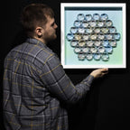 Fold M37 - Original - SOLD by artist Tristan Hibberd - Wyecliffe Galleries