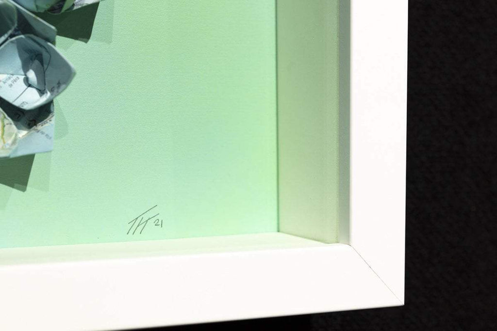 Fold M37 - Original - SOLD by artist Tristan Hibberd - Wyecliffe Galleries