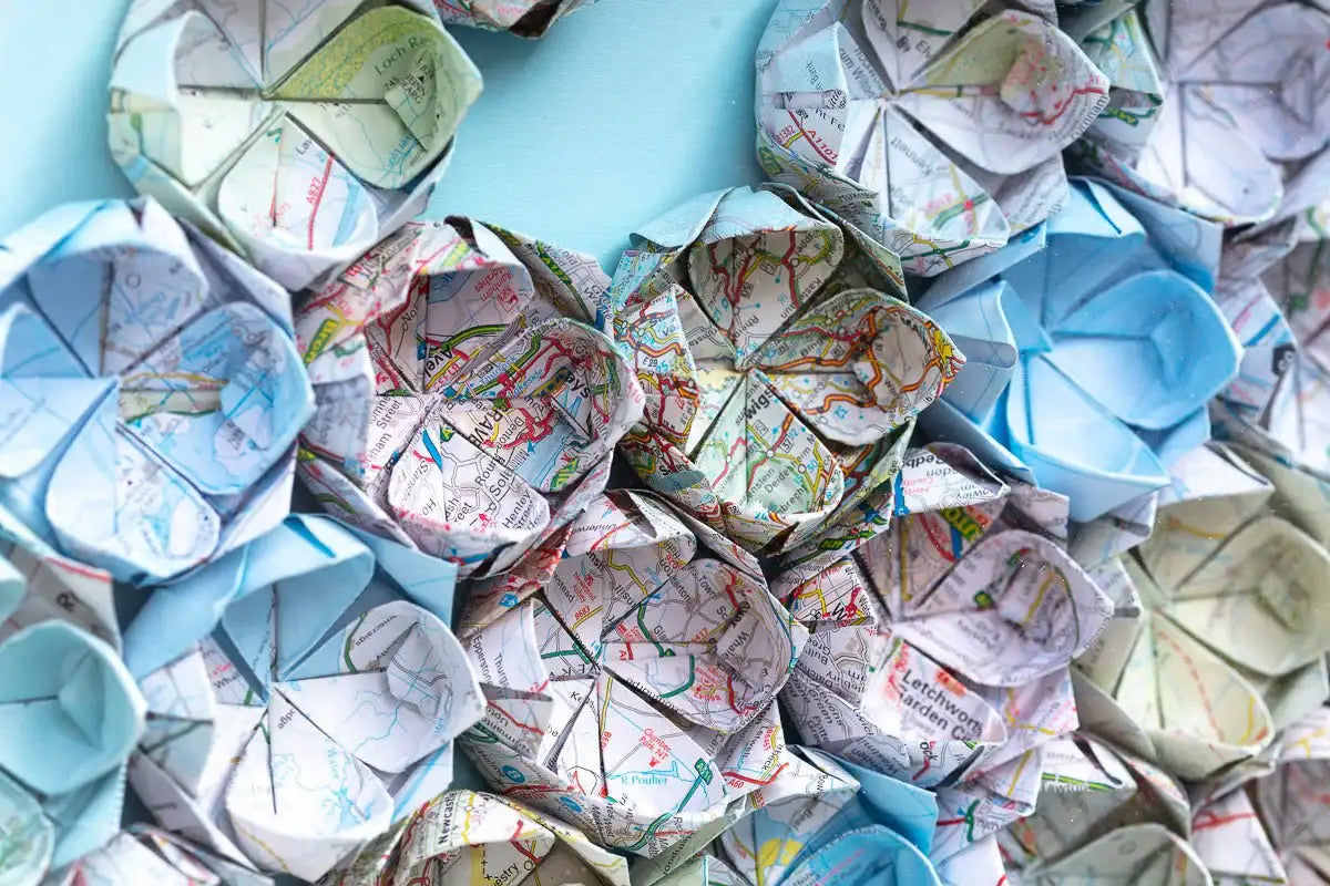 Fold - M49 - Original - SOLD by artist Tristan Hibberd - Wyecliffe Galleries