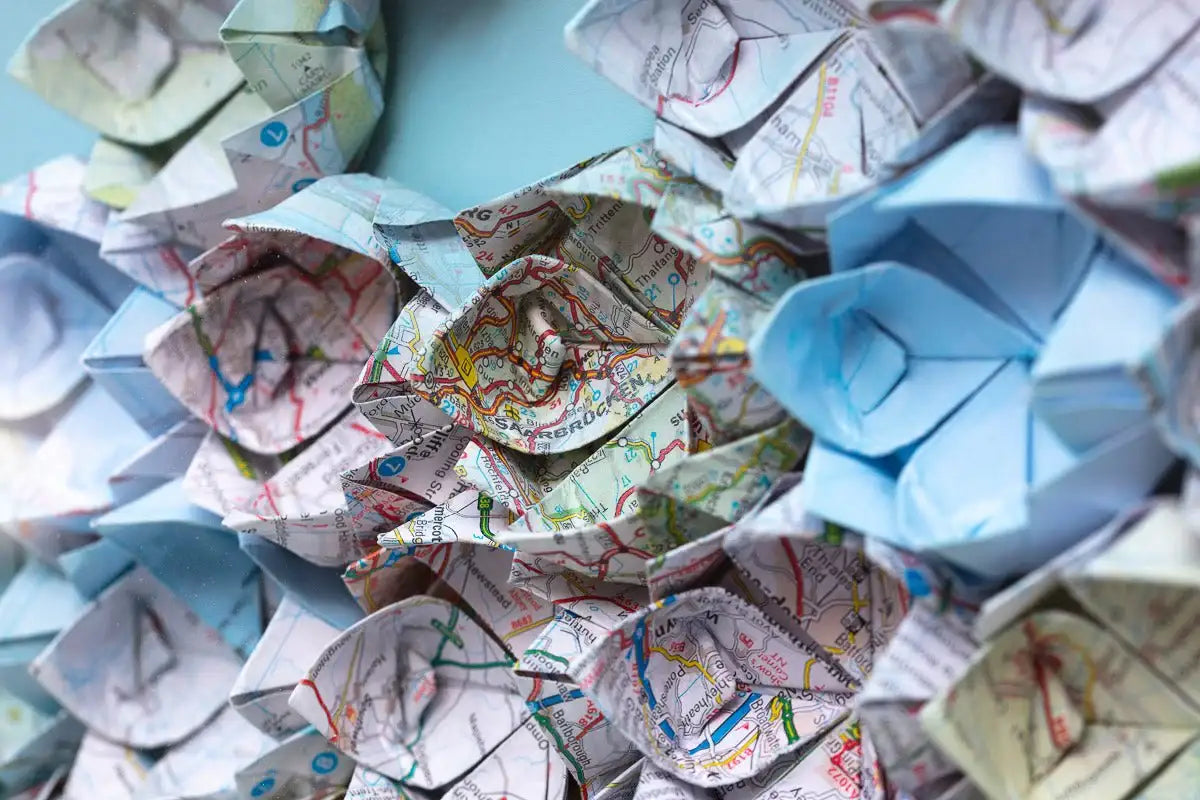 Fold - M49 - Original - SOLD by artist Tristan Hibberd - Wyecliffe Galleries