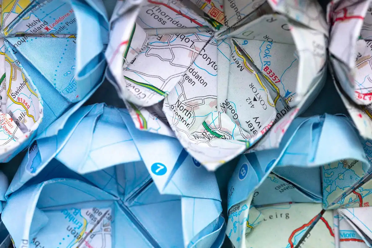 Fold - M49 - Original - SOLD by artist Tristan Hibberd - Wyecliffe Galleries