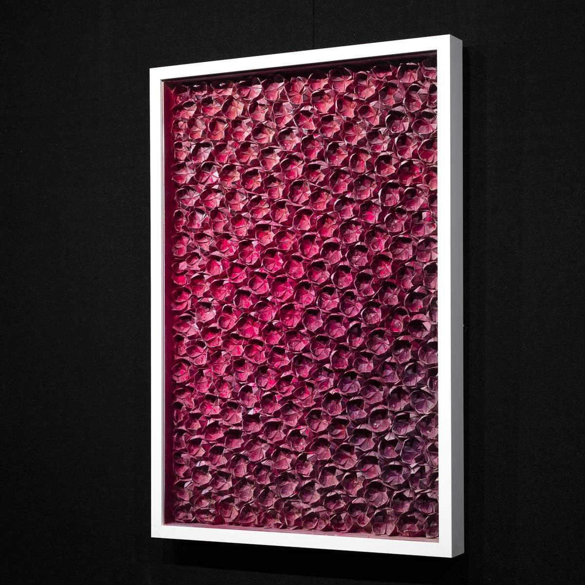 Fold   Pink 222 Tristan Hibberd Framed
