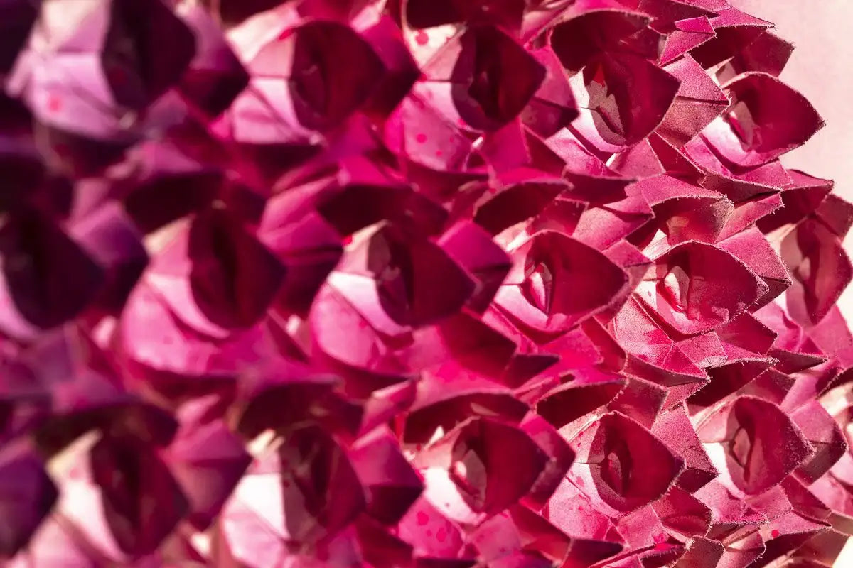 Fold Pink 37 - Original - SOLD by artist Tristan Hibberd - Wyecliffe Galleries