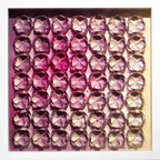 Fold Pink 49 - Original - SOLD by artist Tristan Hibberd - Wyecliffe Galleries